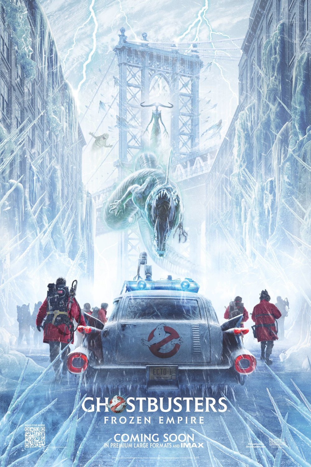 L'affiche du film Ghostbusters: Frozen Empire