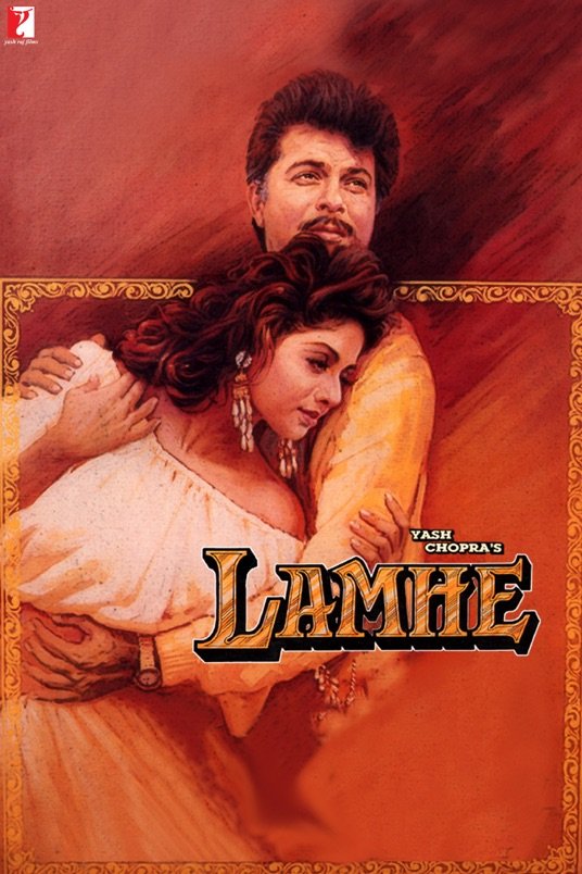 Hindi poster of the movie Lamhe