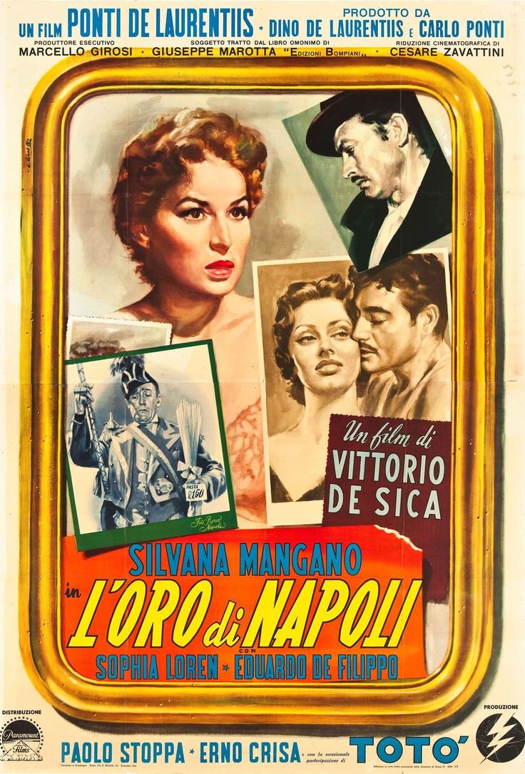 Italian poster of the movie The Gold of Naples