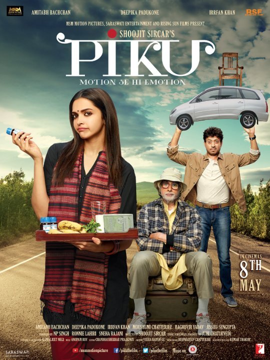 Hindi poster of the movie Piku