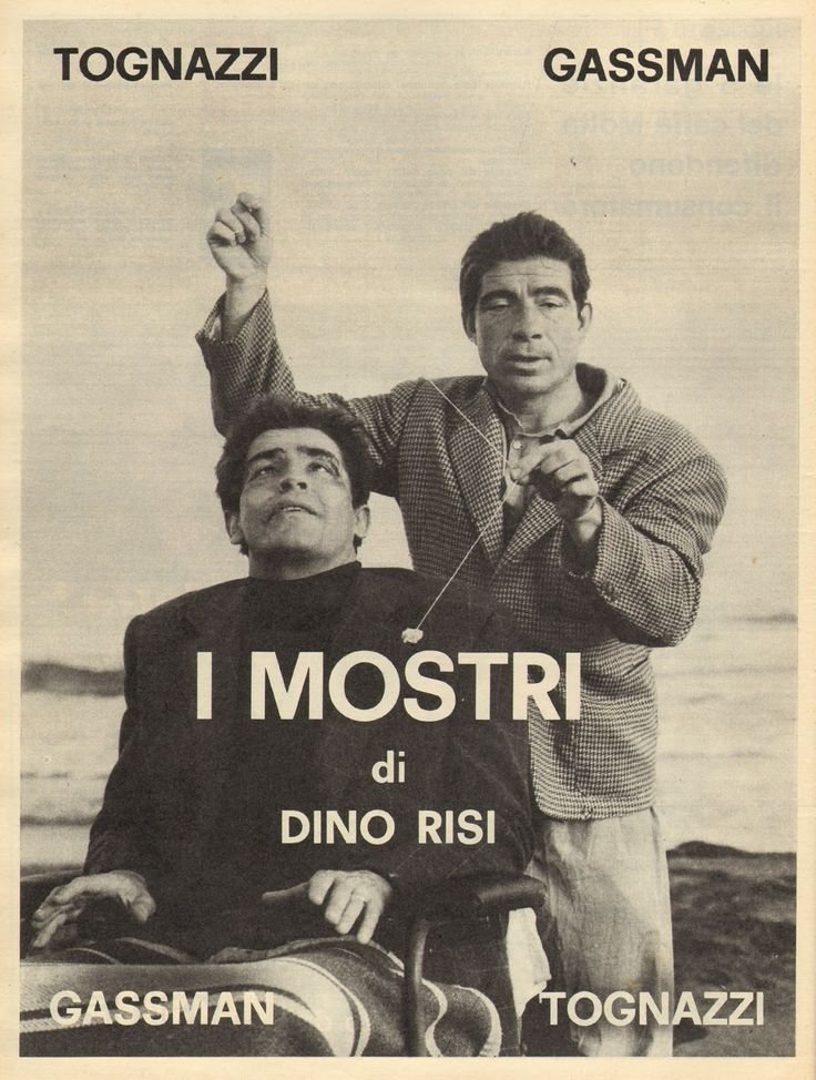 Italian poster of the movie I mostri