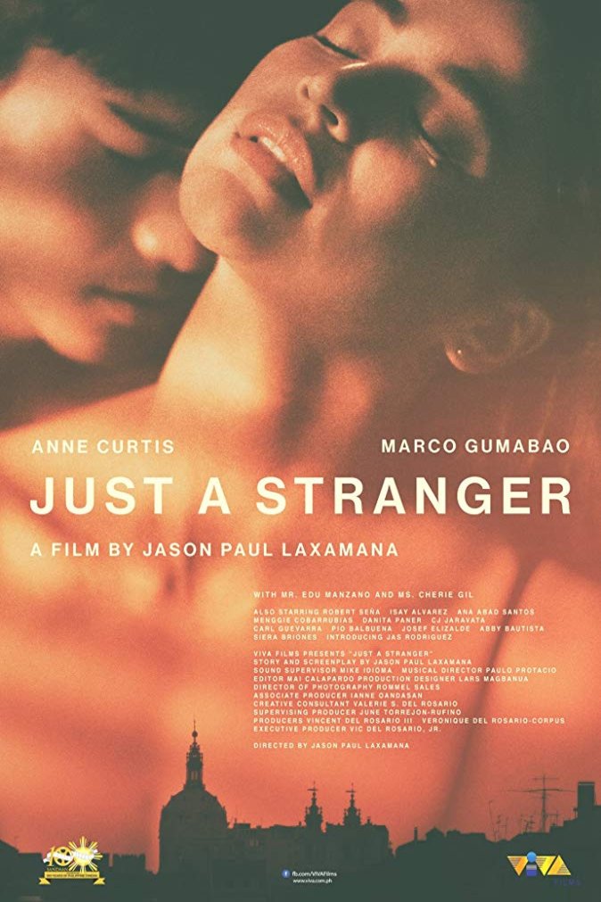 Tagalog poster of the movie Just a Stranger