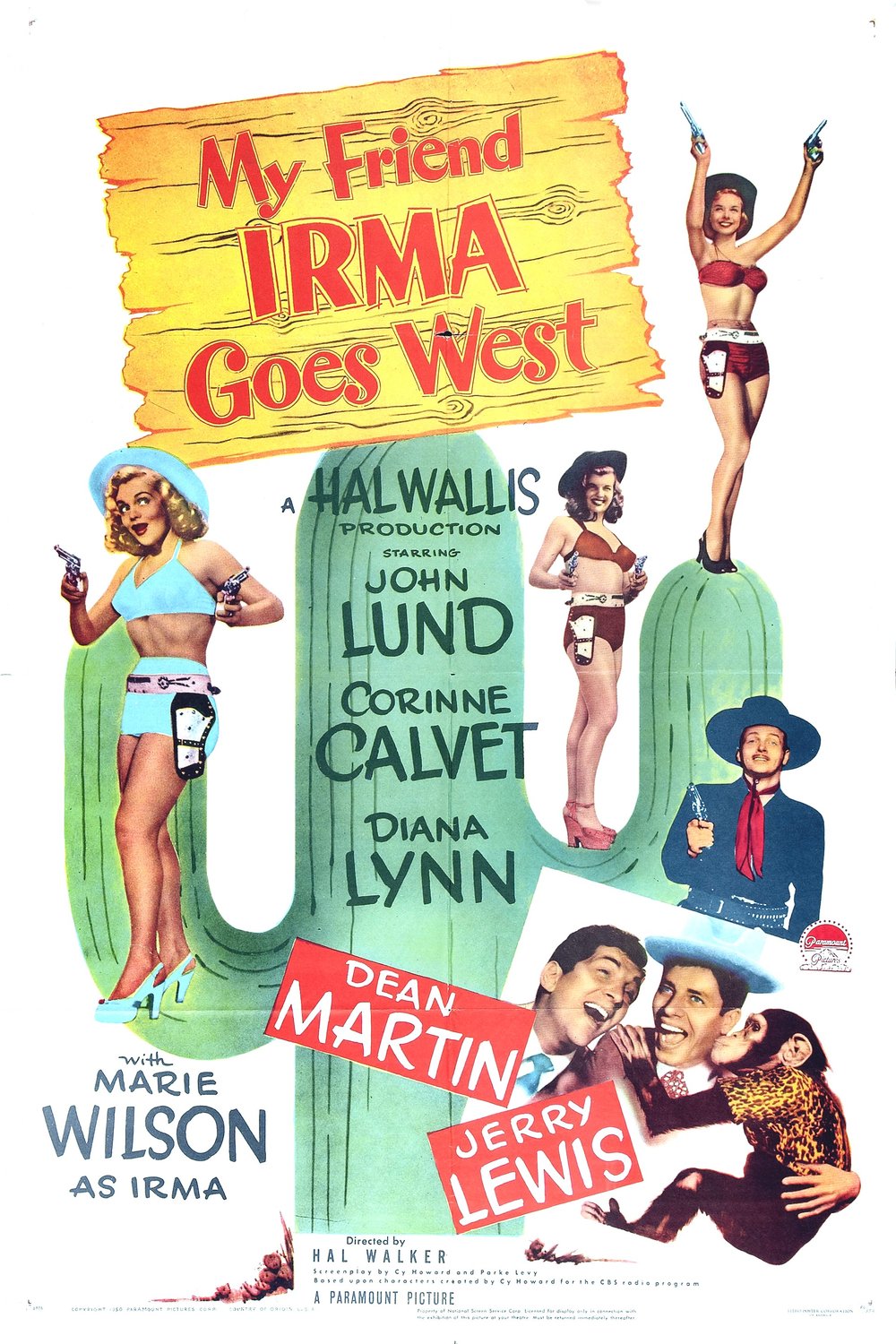 Poster of the movie My Friend Irma Goes West