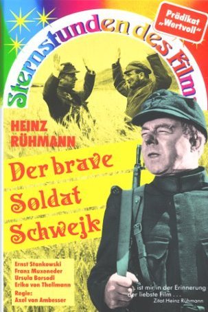 German poster of the movie The Good Soldier Schweik