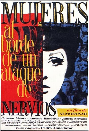 Spanish poster of the movie Mujeres al borde de un ataque de nervios