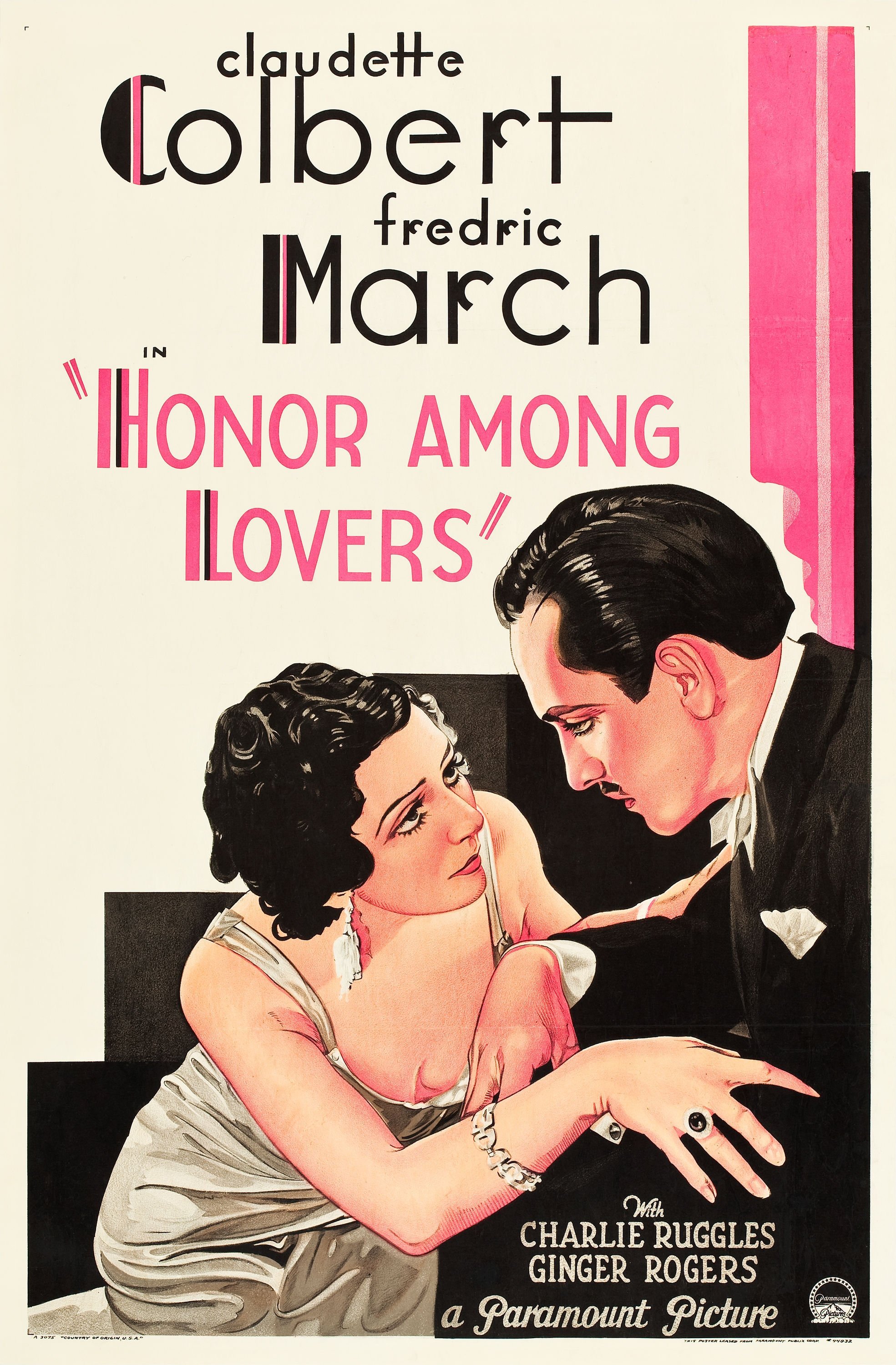 Poster of the movie Honor Among Lovers