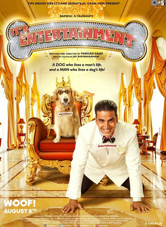 Hindi poster of the movie It's Entertainment