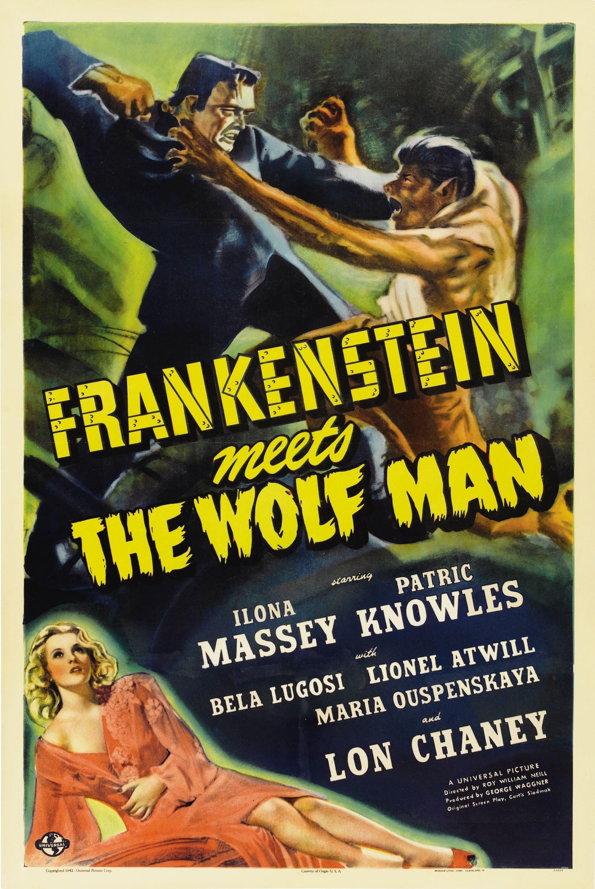 Poster of the movie Frankenstein Meets the Wolf Man