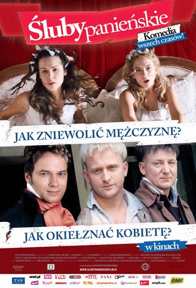 Polish poster of the movie Śluby panieńskie