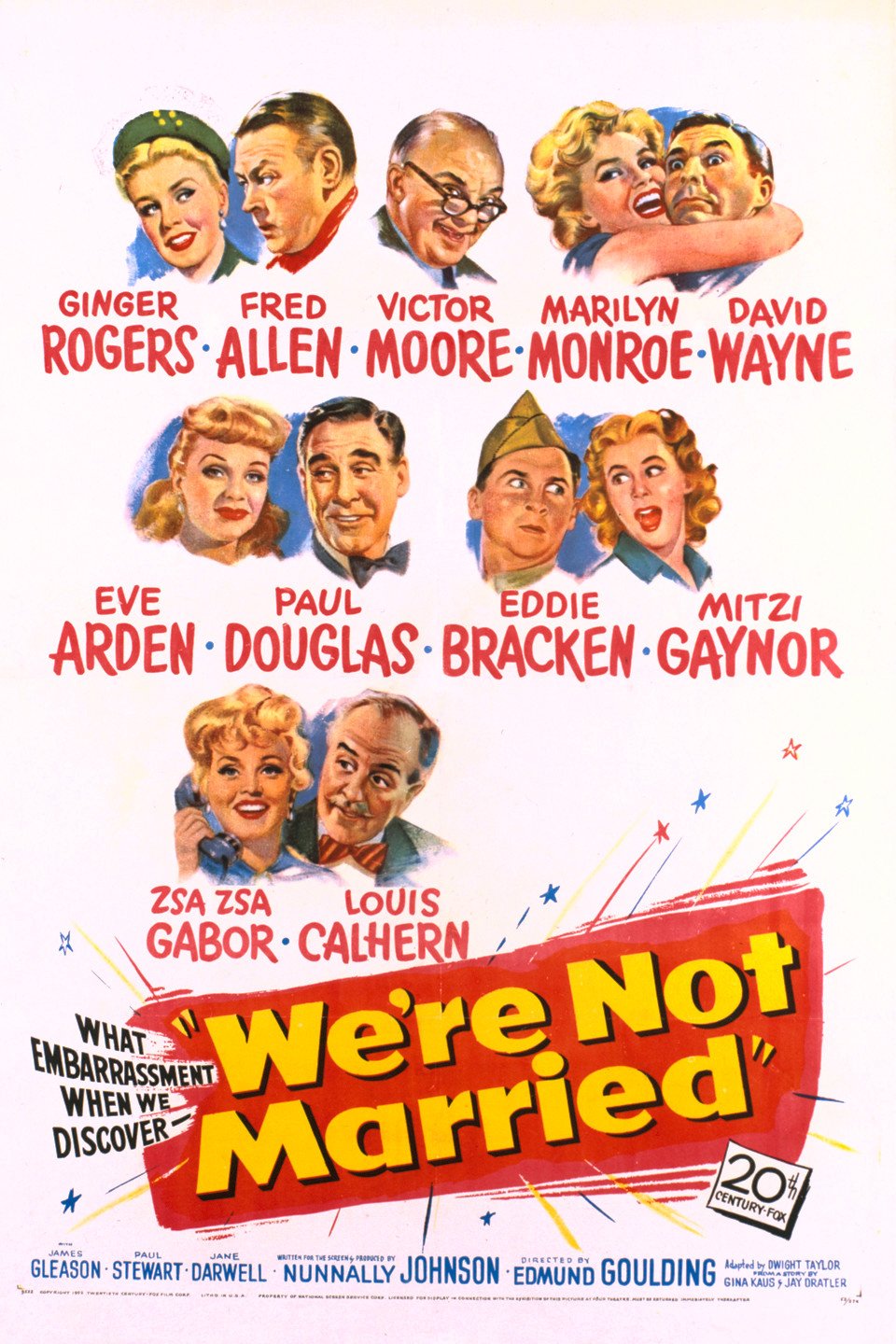 Poster of the movie We're Not Married!