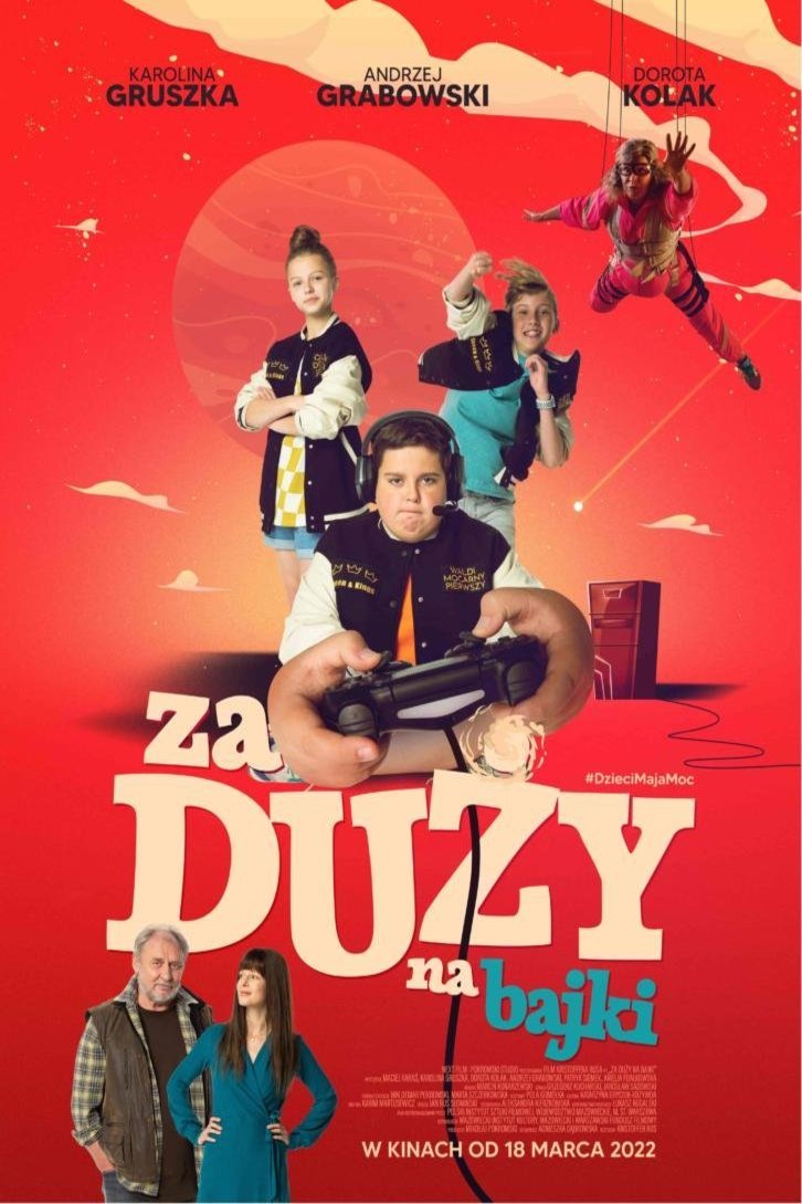 Polish poster of the movie Za duzy na bajki
