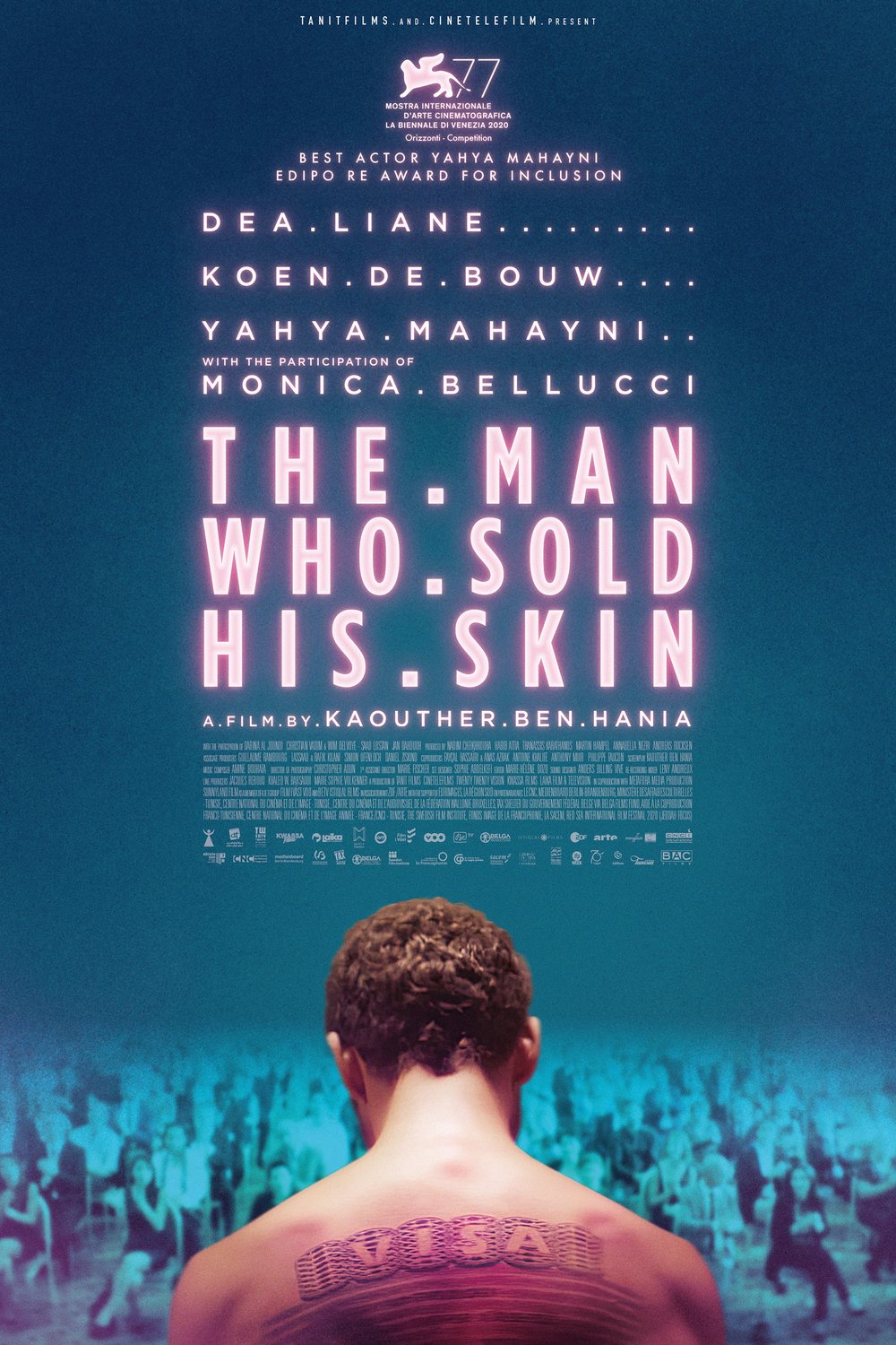 Arabic poster of the movie The Man Who Sold His Skin
