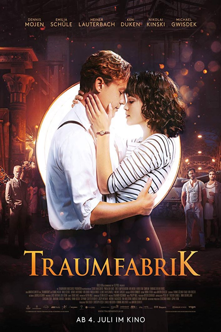 German poster of the movie Traumfabrik