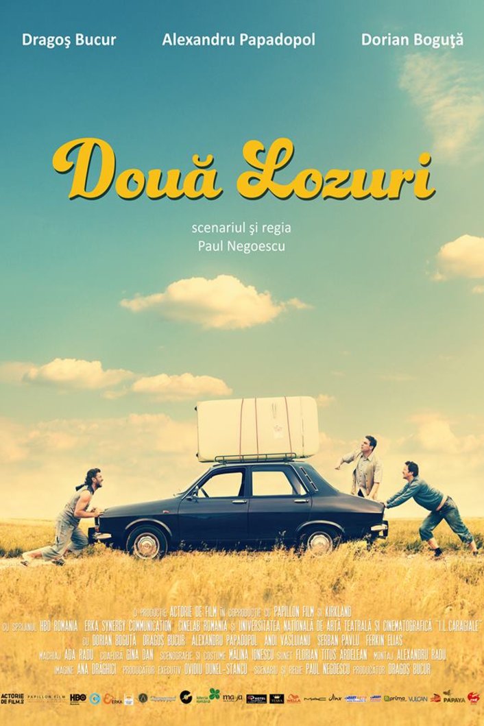 Romanian poster of the movie Douã lozuri