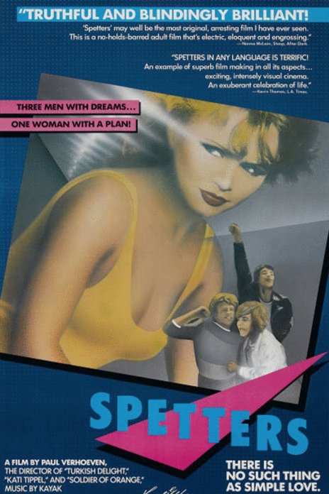 Dutch poster of the movie Spetters