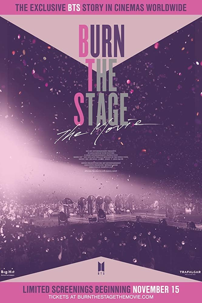 Korean poster of the movie Burn the Stage: The Movie