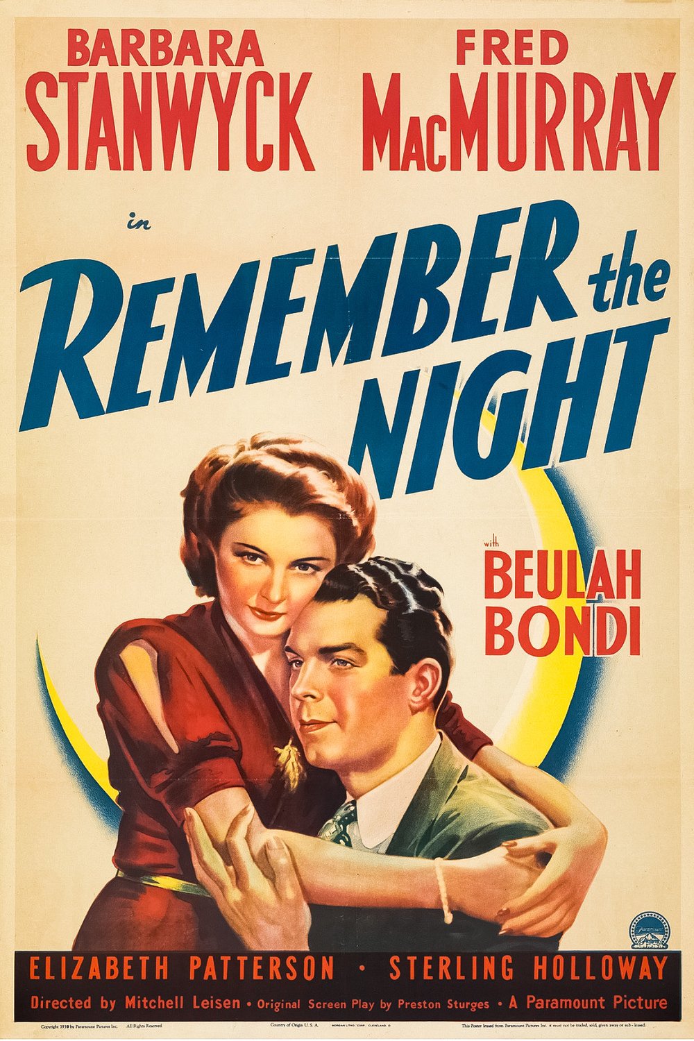 Poster of the movie Remember the Night