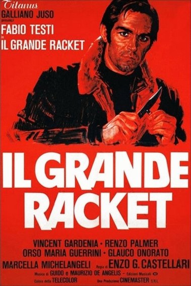 Italian poster of the movie The Big Racket