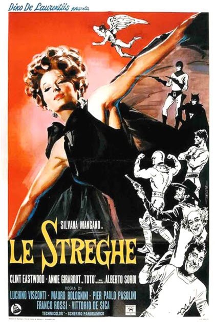 Italian poster of the movie Le Streghe