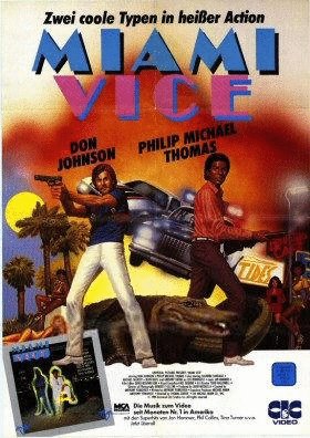 English poster of the movie Miami Vice
