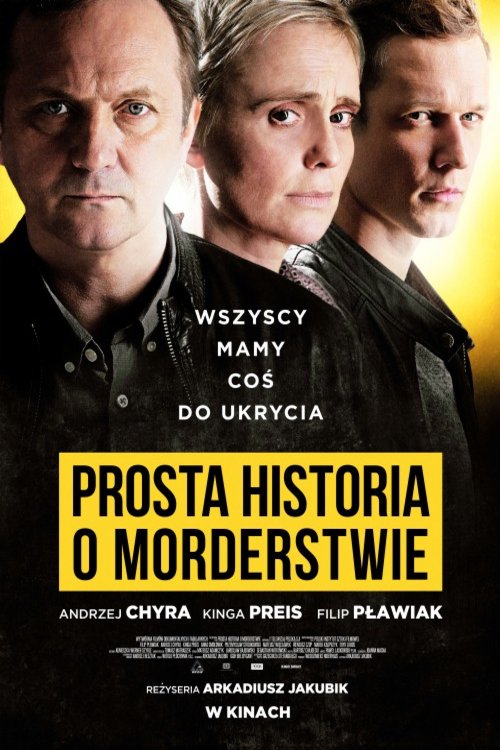 Polish poster of the movie Prosta historia o morderstwie