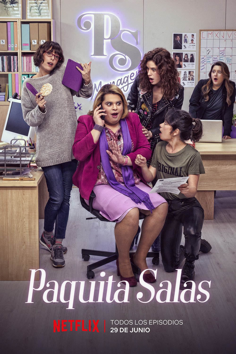 Spanish poster of the movie Paquita Salas