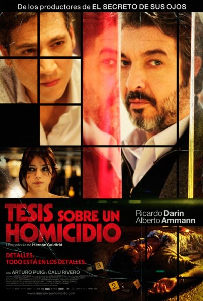 Spanish poster of the movie Tesis sobre un homicidio