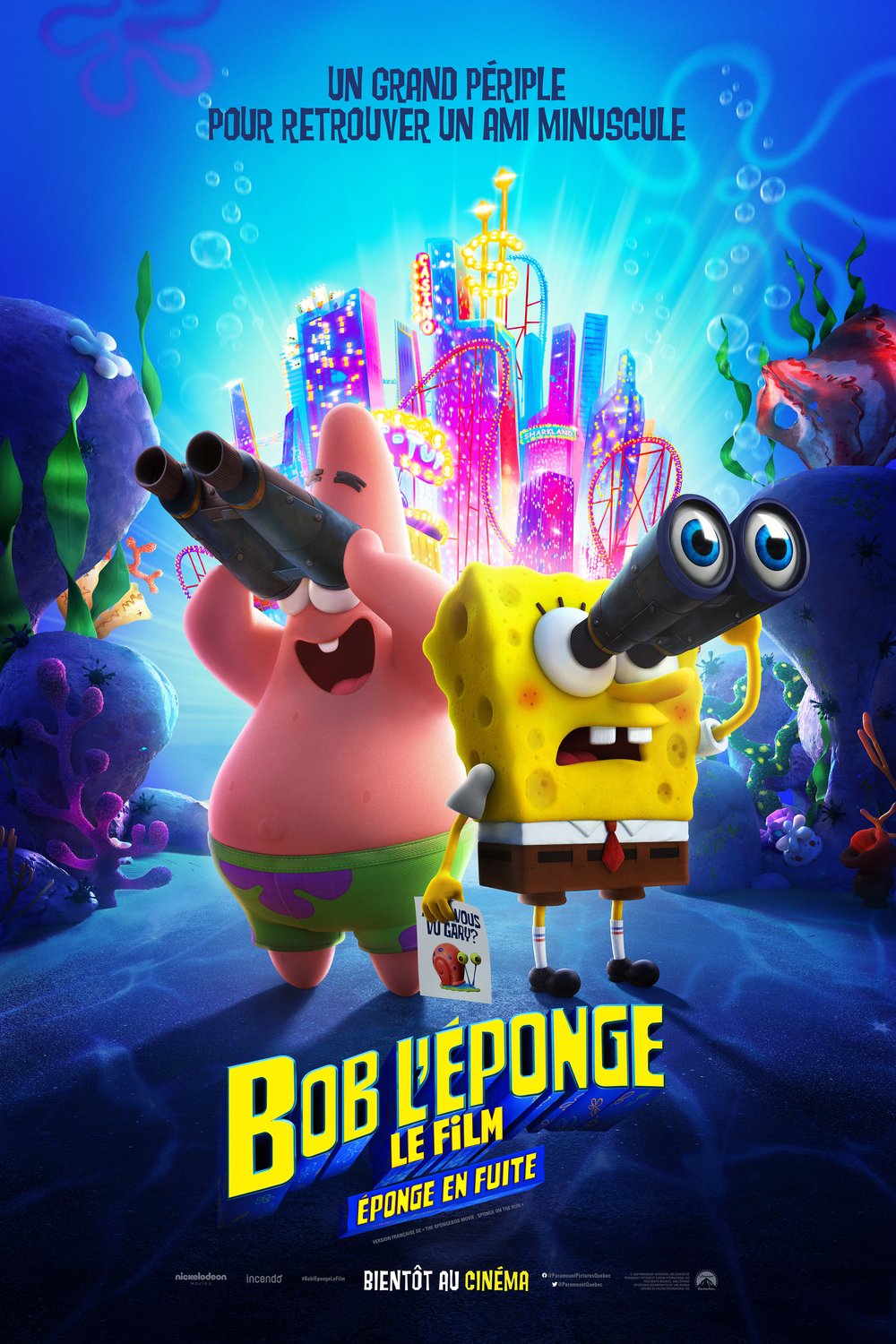 Poster of the movie Bob l'Éponge, le film: Éponge en fuite