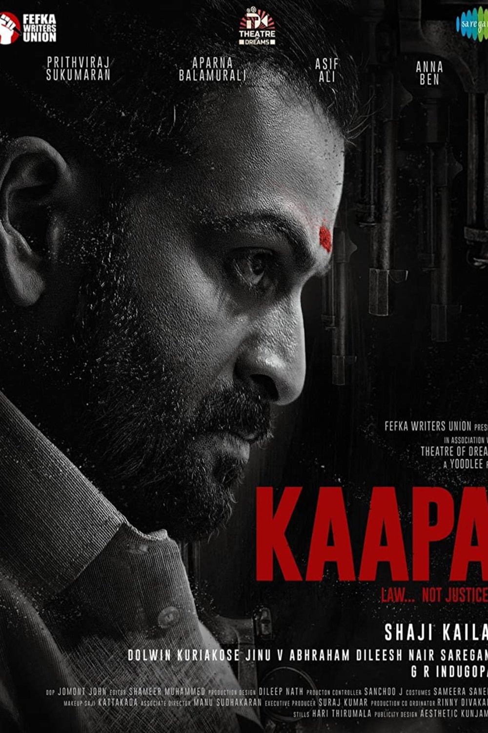 Malayalam poster of the movie Kaapa