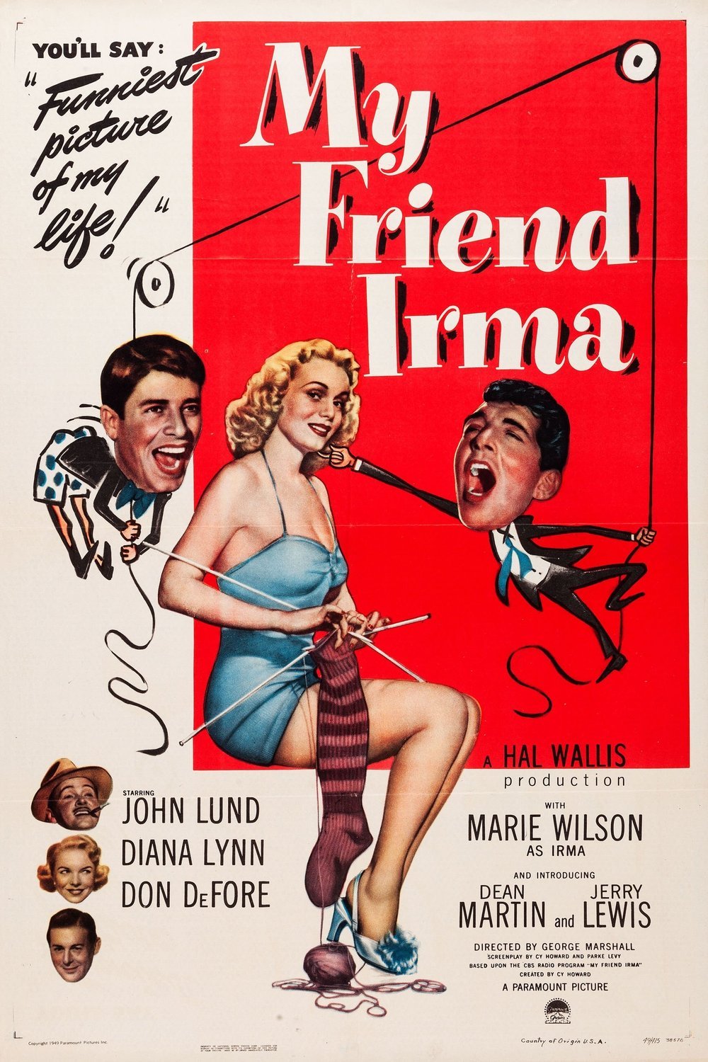 Poster of the movie My Friend Irma