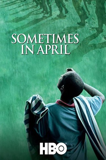 Kinyarwanda poster of the movie Sometimes in April