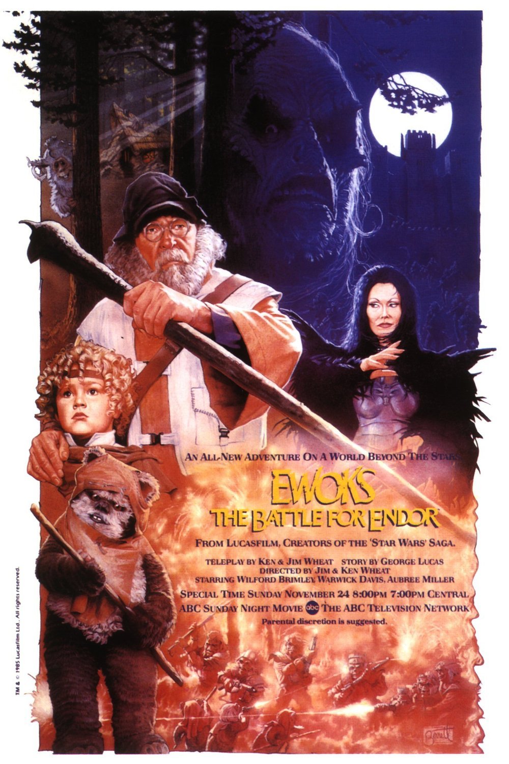 Poster of the movie Ewoks: The Battle for Endor