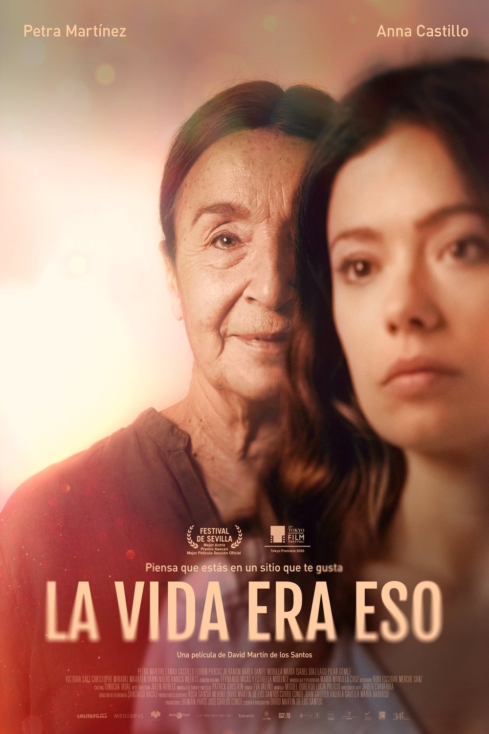 Spanish poster of the movie La vida era eso