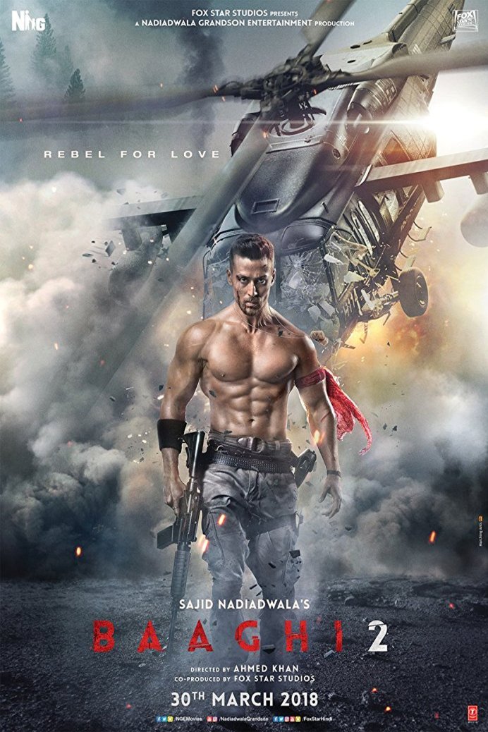 Hindi poster of the movie Baaghi 2