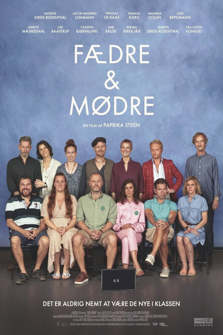 Danish poster of the movie Fædre & mødre