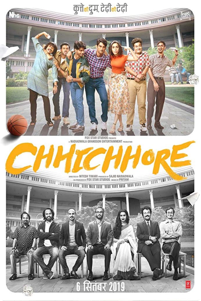 Hindi poster of the movie Chhichhore