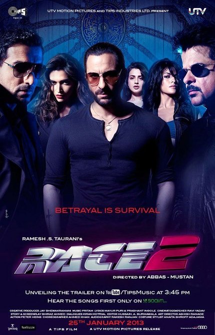 Hindi poster of the movie Race 2