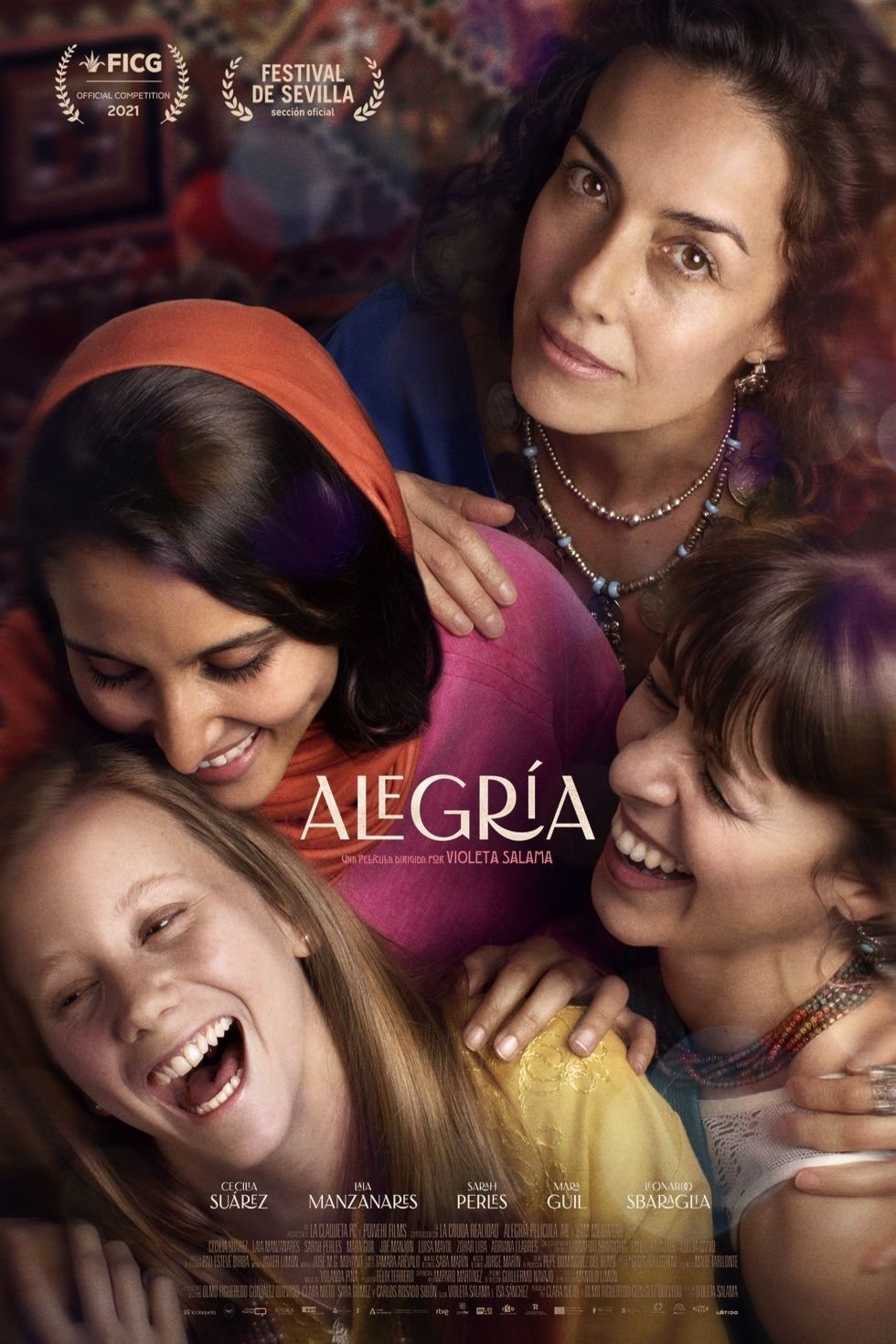 Spanish poster of the movie Alegría