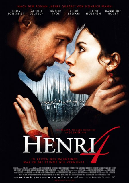 German poster of the movie Henri 4