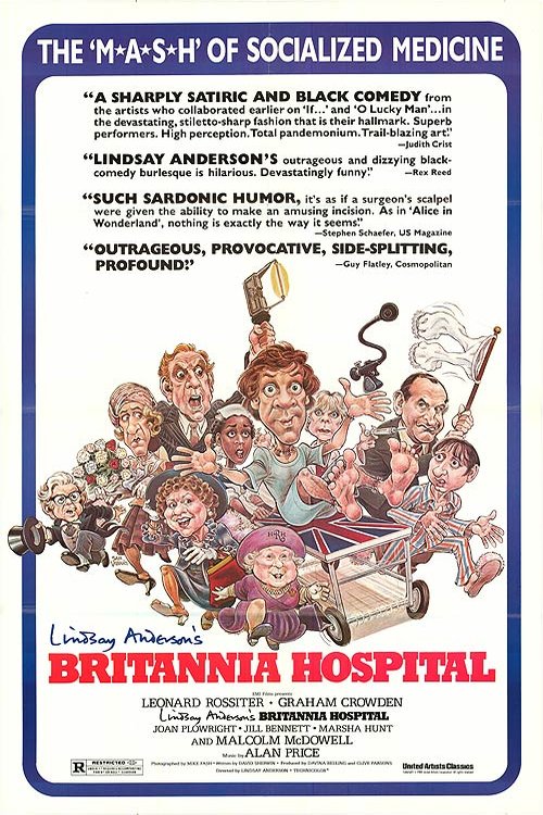 Poster of the movie Britannia Hospital
