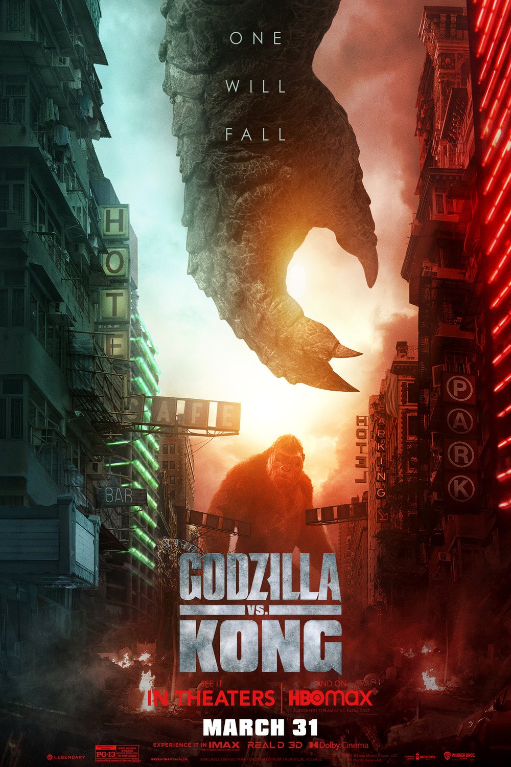 Poster of the movie Godzilla vs. Kong v.f.