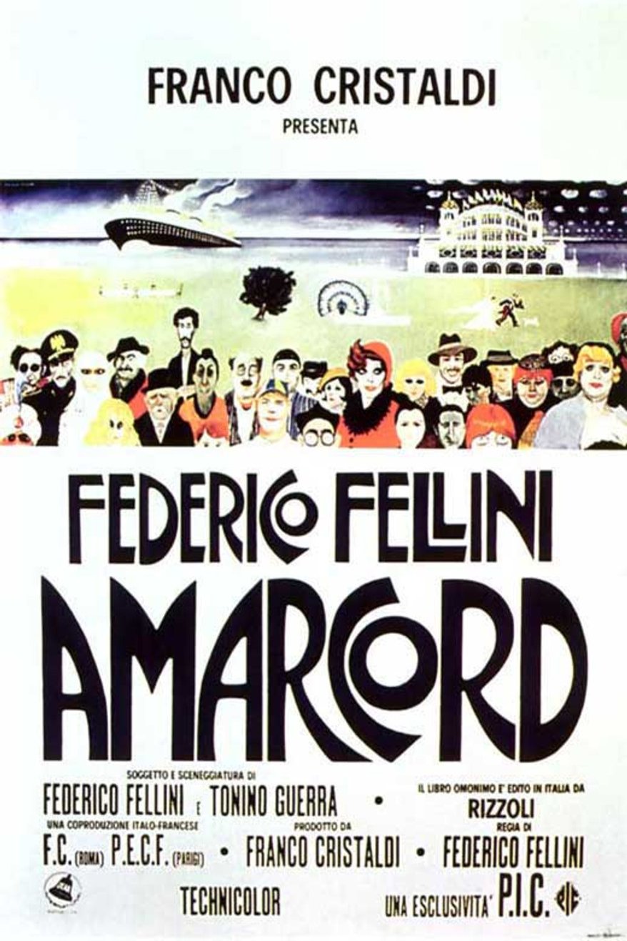 Italian poster of the movie Amarcord