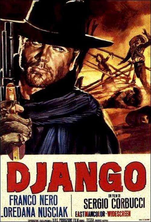 Italian poster of the movie Django