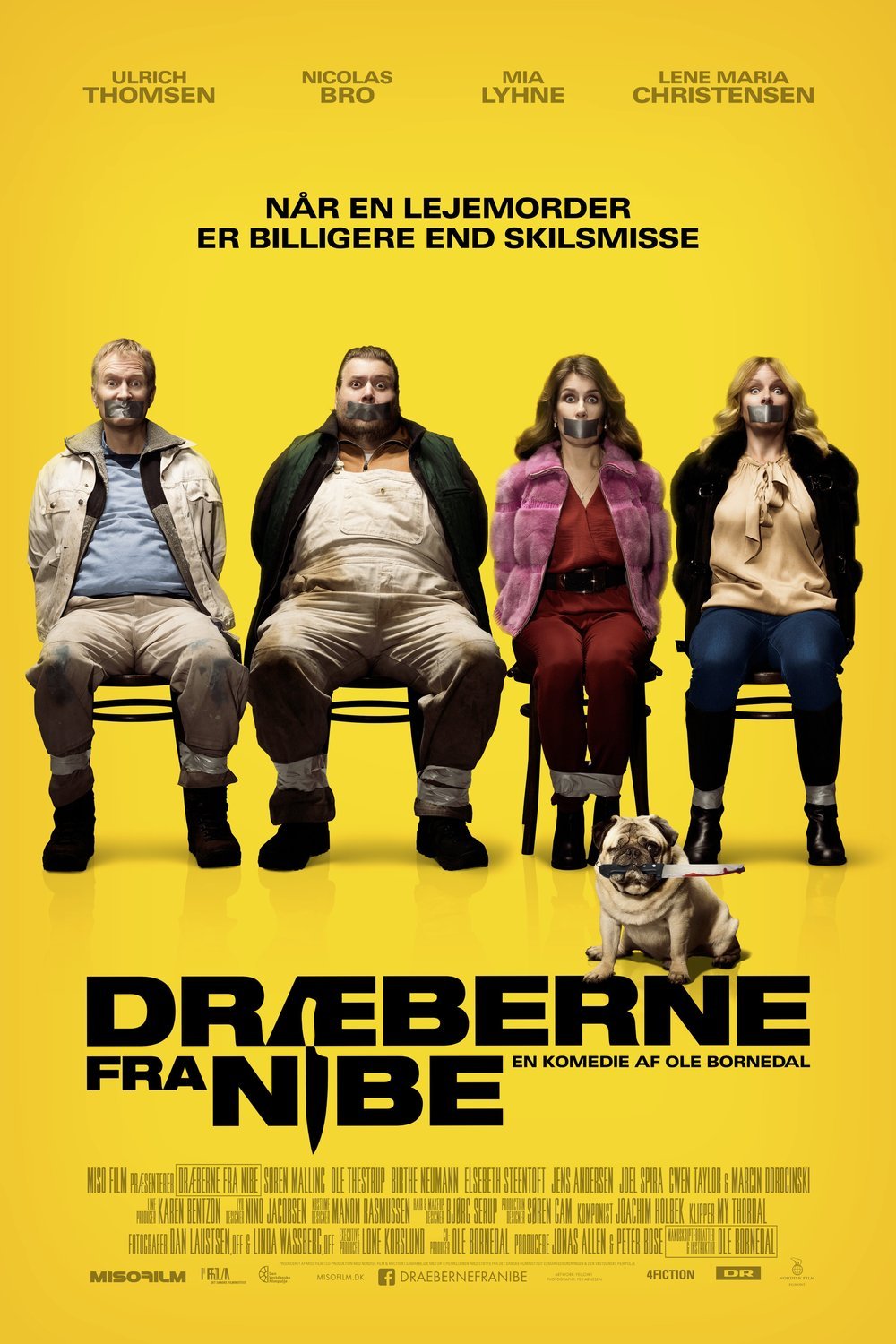 Danish poster of the movie Dræberne fra Nibe