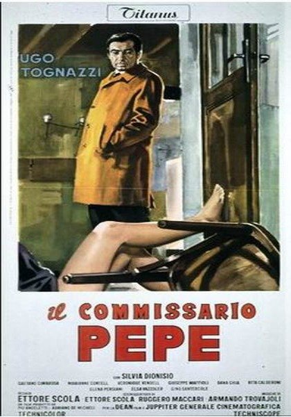 Italian poster of the movie Il commissario Pepe