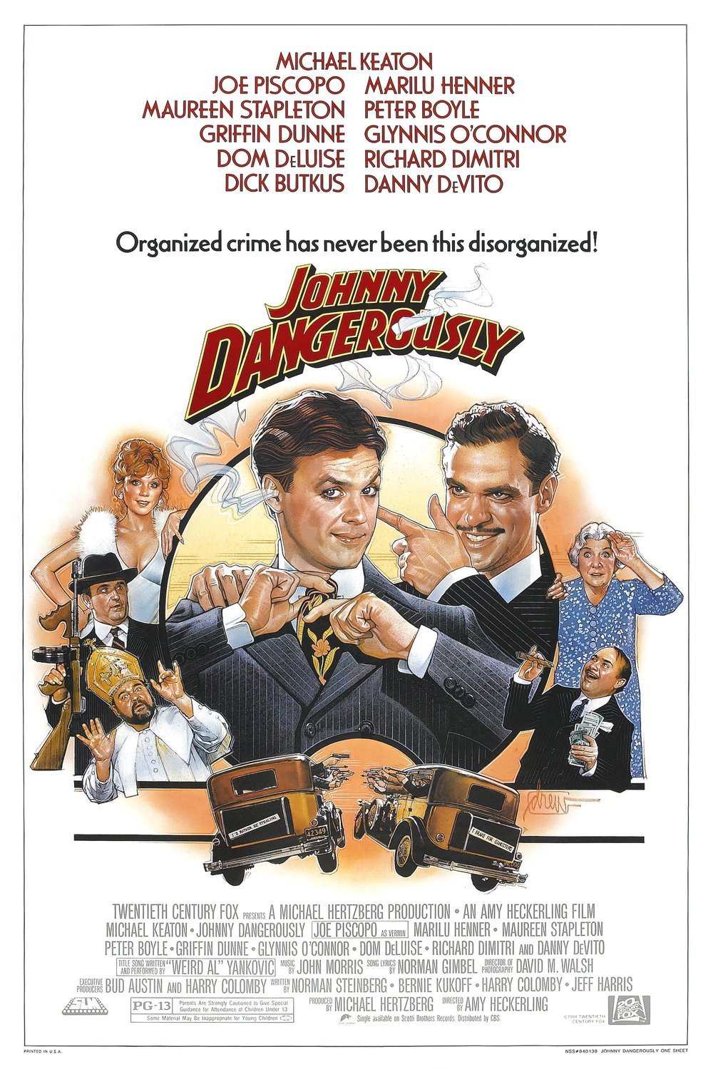 Poster of the movie Johnny Dangerously