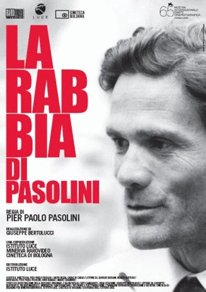 Italian poster of the movie La Rabbia di Pasolini