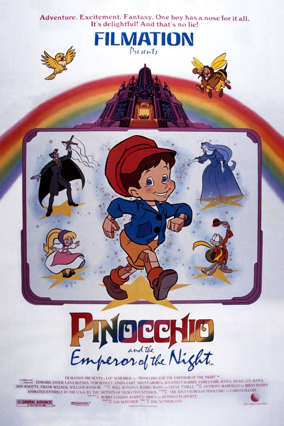 Poster of the movie Pinocchio and the Emperor of the Night