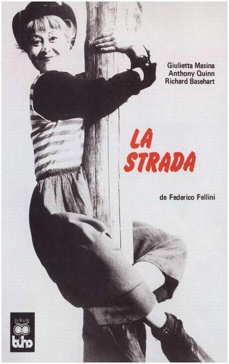 Italian poster of the movie La Strada