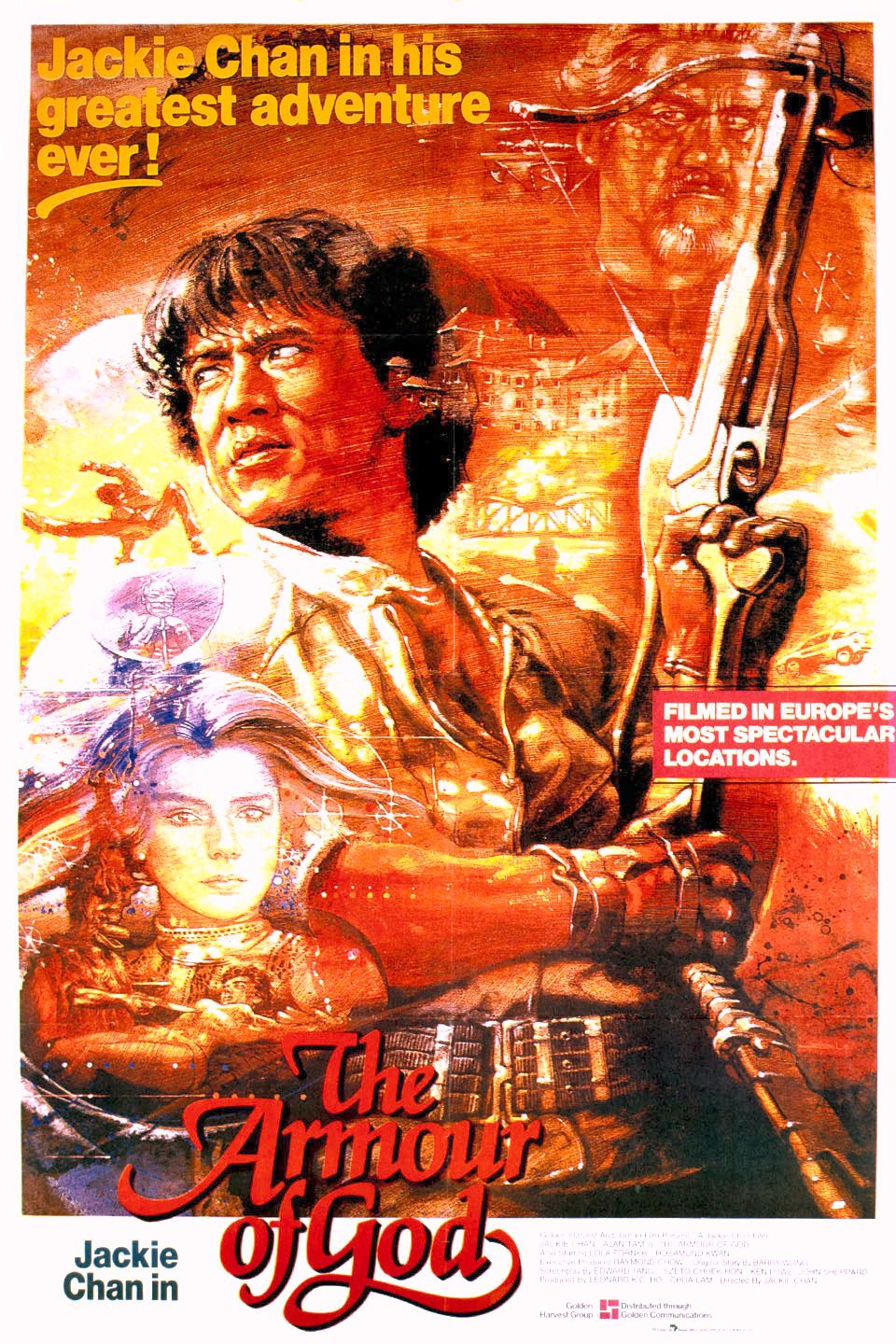 Cantonese poster of the movie The Armor of the Gods